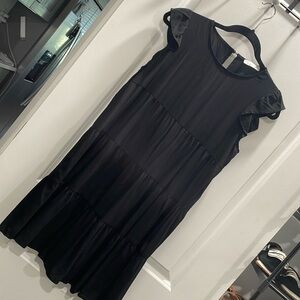 Black midi anytime dress